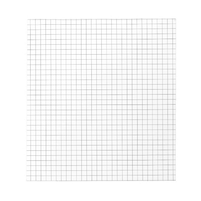 Pequeno Bloco de Notas de Papel Quadriculado (Frente)
