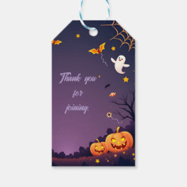 Pequeno Boo Obrigado Juntando a Etiqueta