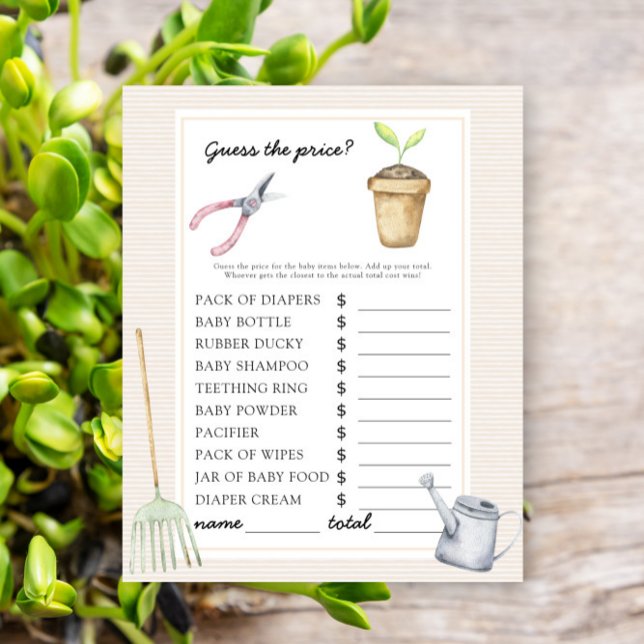 Pequeno broto - Adivinha o preço! Jogo (Criador carregado)