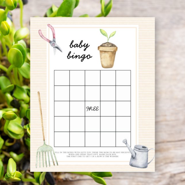 Pequeno Broto - Jogo de bingo para chá de bebê (Criador carregado)