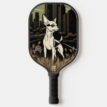 Pequeno Cachorro Personalizado Pickleball Paddle