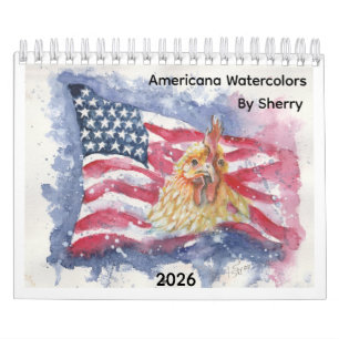 Pequeno Calendário Americana De Sherry Jarvis