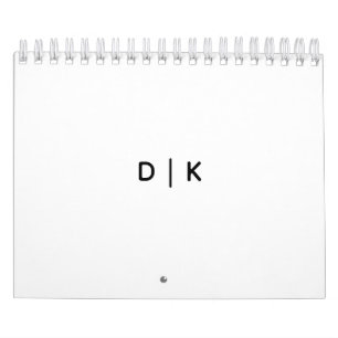 Pequeno Calendário de Duas Páginas, Branco