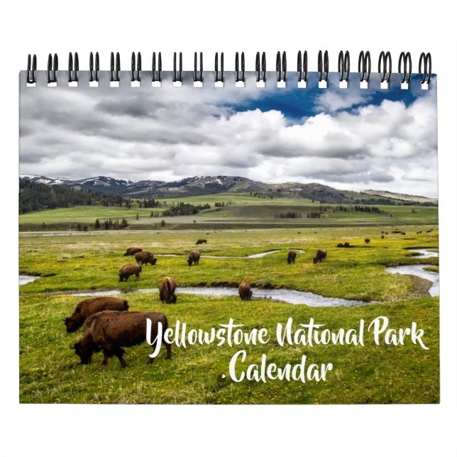 Pequeno Calendário do Parque Yellowstone (Capa)