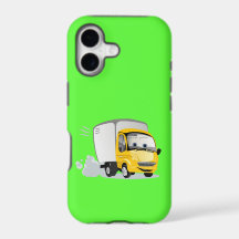 Pequeno Caminhão de Cartoon Amarelo para Crianças!