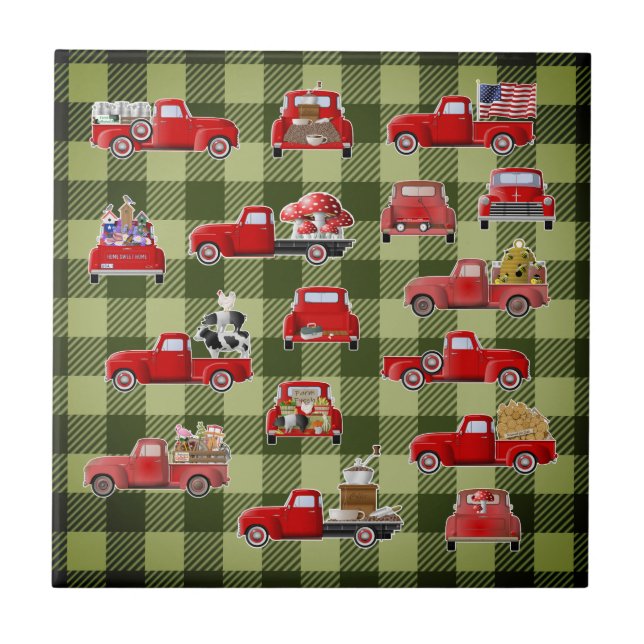 Pequeno Caminhão Vermelho (Frente)