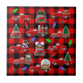 Pequeno Caminhão Vermelho Natal