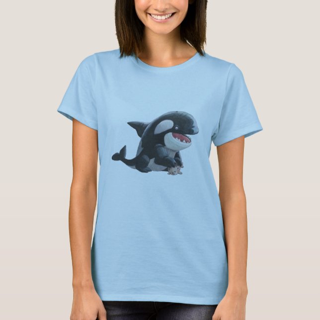 Pequeno Camiseta Orca Dude (Frente)
