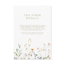 Pequeno Cartão de Casamento de Jardim