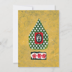 Pequeno Cartão de Saudação Tulip