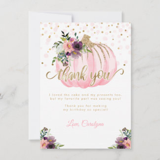Pequeno Cartões de agradecimentos de Aniversário d