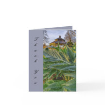 Pequeno, Cartões de agradecimentos dobrado de 4" x