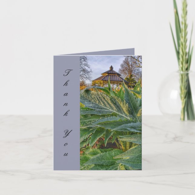 Pequeno, Cartões de agradecimentos dobrado de 4" x (Frente)