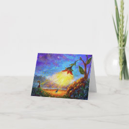 Pequeno, Cartões de agradecimentos dobrado de 4" x