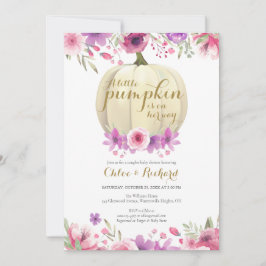 Pequeno Casal de Abóbora Convite para Chá de frald