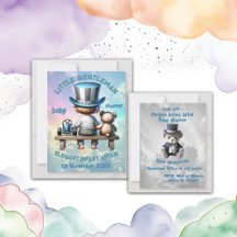 Pequeno Chá de fraldas Cavalheiro |