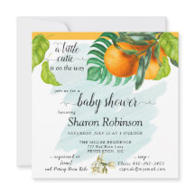 Pequeno Chá de fraldas Cutie Laranja