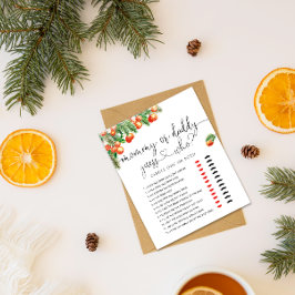 Pequeno chá de fraldas Cutil adivinha quem joga ca