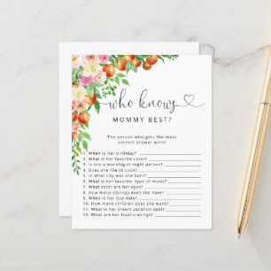 Pequeno chá de fraldas Cutil que conhece o melhor