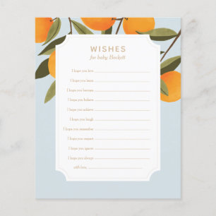 Pequeno Chá de fraldas Cutil quer um Cartão-Bebê