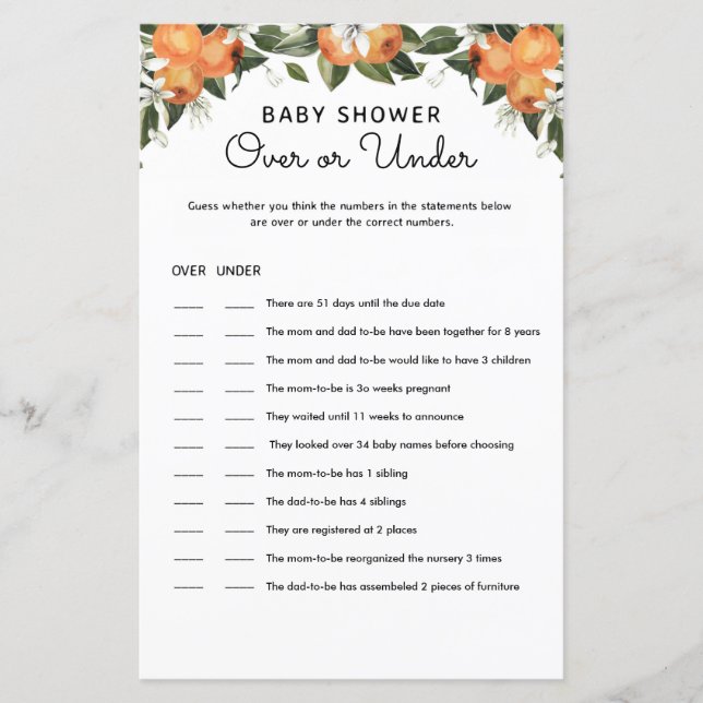 Pequeno Chá de fraldas Cutil sobre Cartões de Jogo (Frente)