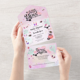 Pequeno Chá de fraldas de Bebê Boo