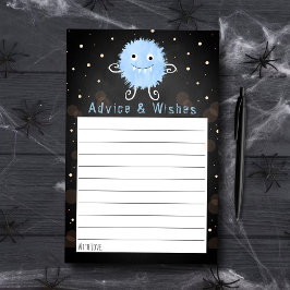 Pequeno Chá de fraldas de Halloween Monstro