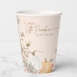 Pequeno Chá de fraldas de outono de Abóbora