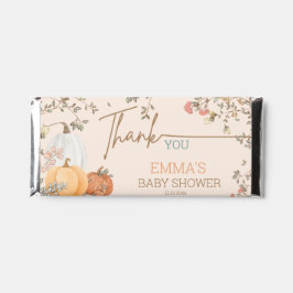 Pequeno Chá de fraldas de outono de Abóbora Obriga