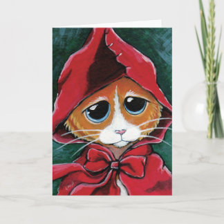 Pequeno Chapéu Vermelho | Cartão de Saudação de Ar