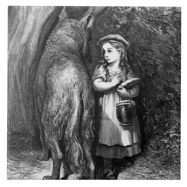 Pequeno Chapéu Vermelho Encontra o Grande Lobo Mau (Frente)