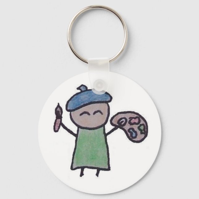 Pequeno chaveiro de um artista (Frente)