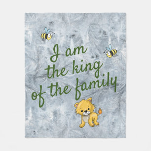 Pequeno cobertor de bebês de leão