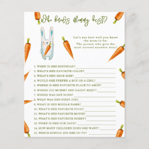 Pequeno coelhinho - Quem conhece a mamãe melhor