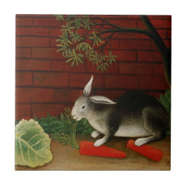Pequeno Coelho Cute (Animal Pet) (Henri Rousseau)