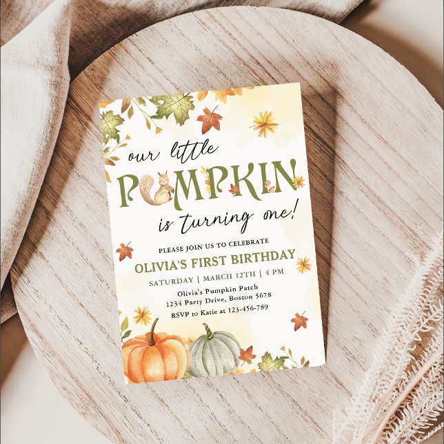 Pequeno Convite de festas de primeiro aniversario  (Criador carregado)