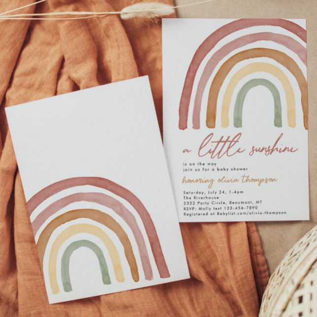 Pequeno Convite para Chá de fraldas à Luz do Sol (Criador carregado)