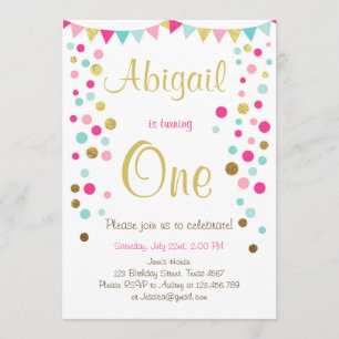 Pequeno convite para o aniversário da mina de ouro