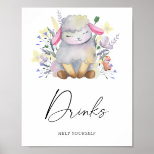 Pequeno cordeiro - Bebidas Poster
