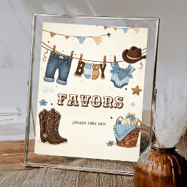 Pequeno cowboy Favers poster