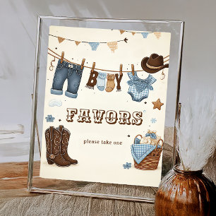Pequeno cowboy Favers poster