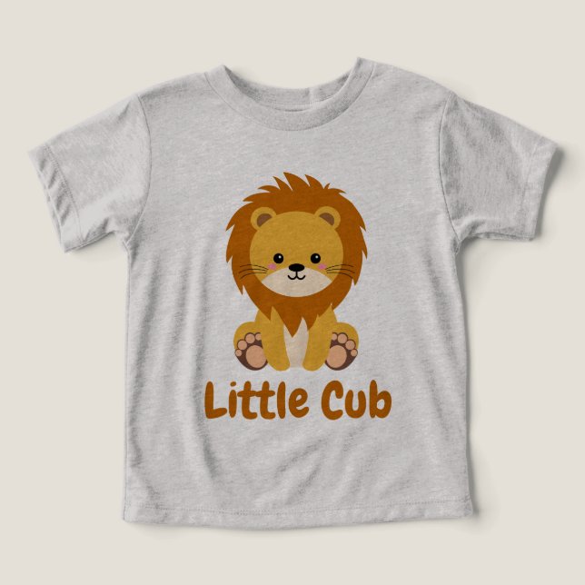 Pequeno Cub Toddler T-shirt (Design frontal)