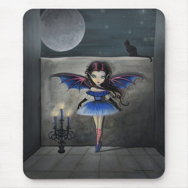 Pequeno Dançarino Gothic Vampire Fairy Mousepad (Frente)