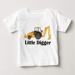 Pequeno Digger - de camiseta do Baby Fine Jersey