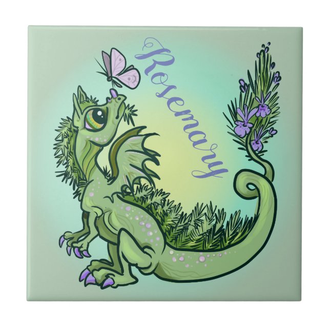 Pequeno dragão de ervas ~ alecrim (Frente)