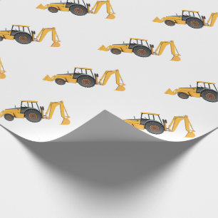 Pequeno Escavador - Papel de Embrulho Matte