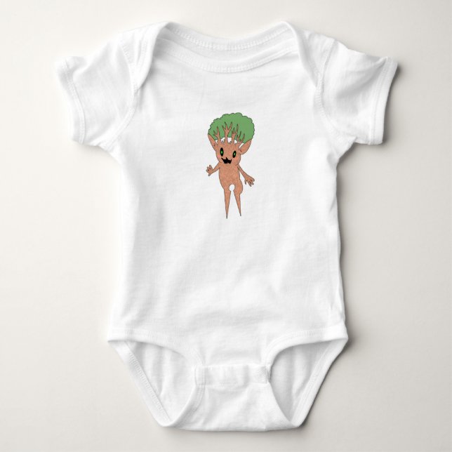 Pequeno Espírito da Árvore Bebê Top (Frente)