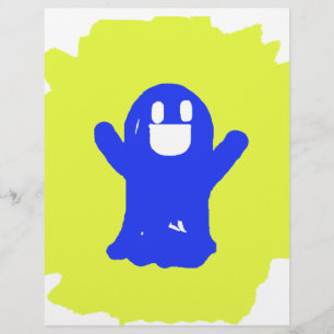 Pequeno fantasma azul