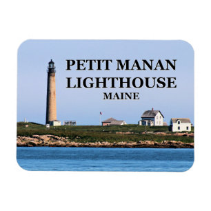 Pequeno farol de Manan, ímã de Maine Flexi