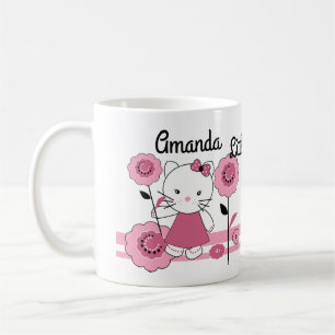 Pequeno gatinho, caneca de café personalizada